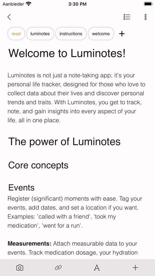 #5. Luminotes (iOS) 由: Nathan Meibergen