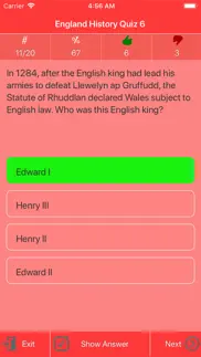england history quiz iphone screenshot 3
