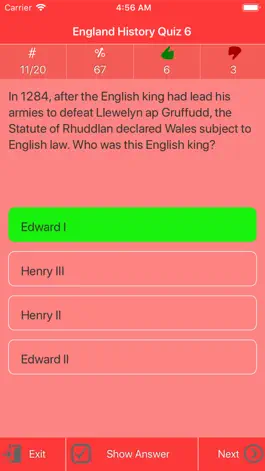 Game screenshot England History Quiz hack