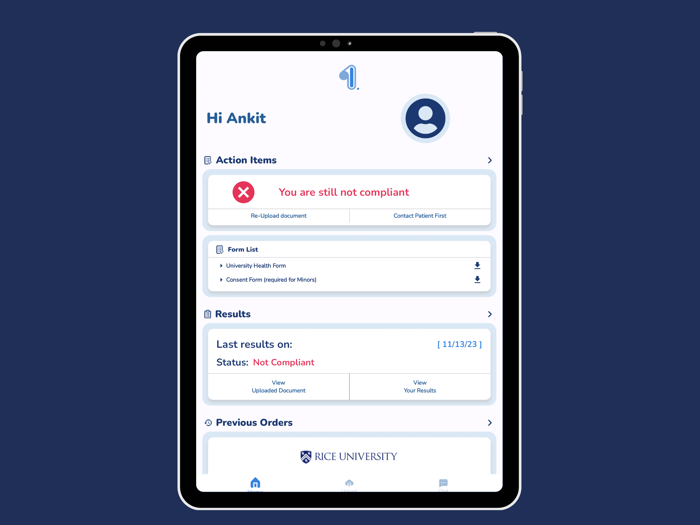 Patient First.AI VacTrack