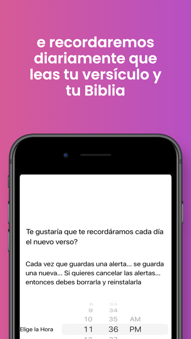 Versículo diario de la Biblia Screenshot