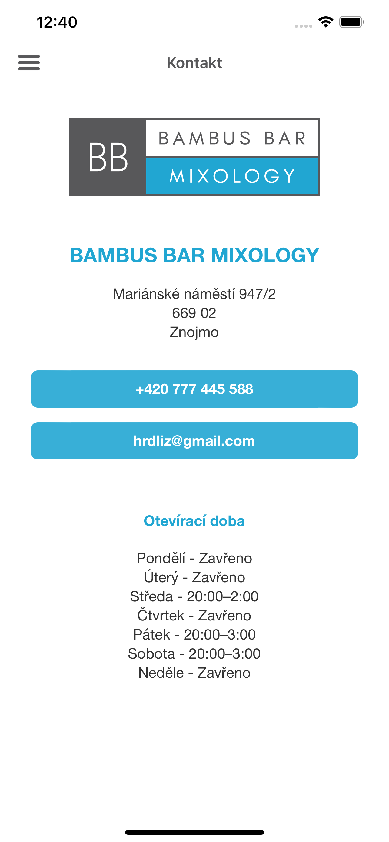 Bambus Bar Mixology