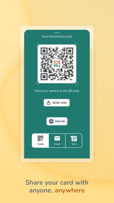 HiHello: Digital Business Card Screenshot