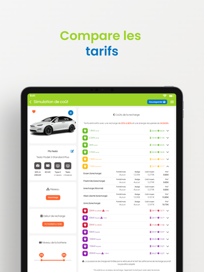 spotNcharge - Borne simulateur