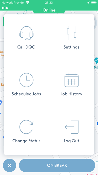 Ouno Driver App Screenshot