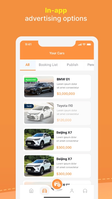 Liberty Carz Merchant App Screenshot