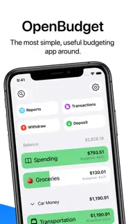 openbudget - budget and save iphone screenshot 1