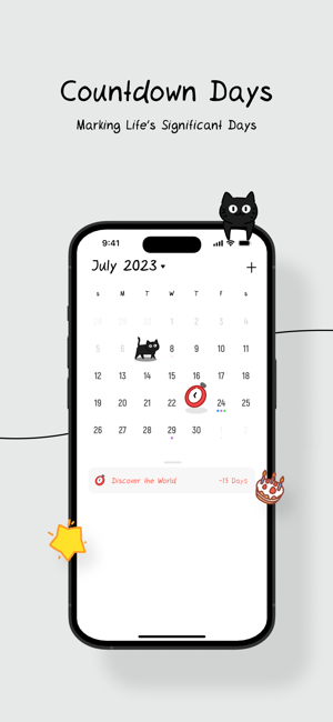 ‎Cat Calendar - With Widgets Screenshot