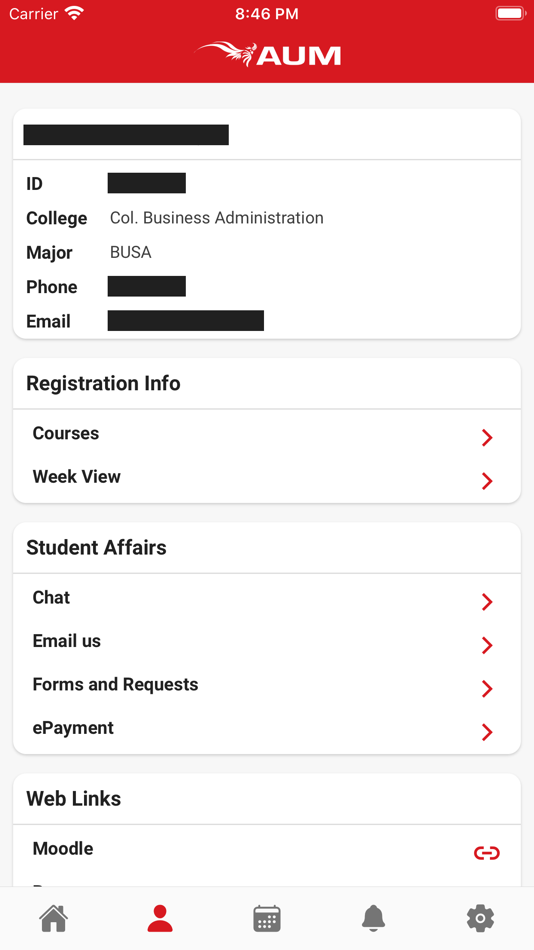 #2. AUM Kuwait (iOS) 由: American University of the Middle East
