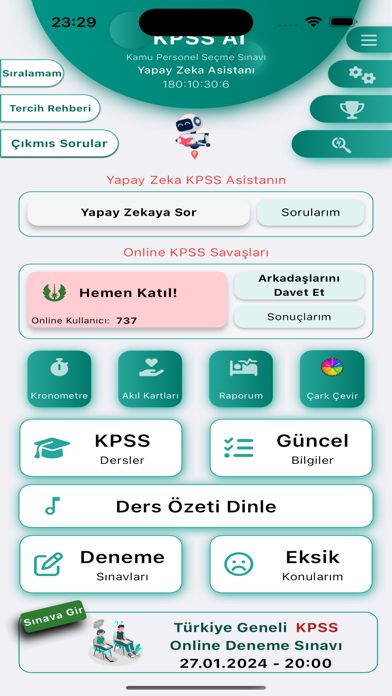 KPSS AI Yapay Zeka KPSS 2024 Screenshot