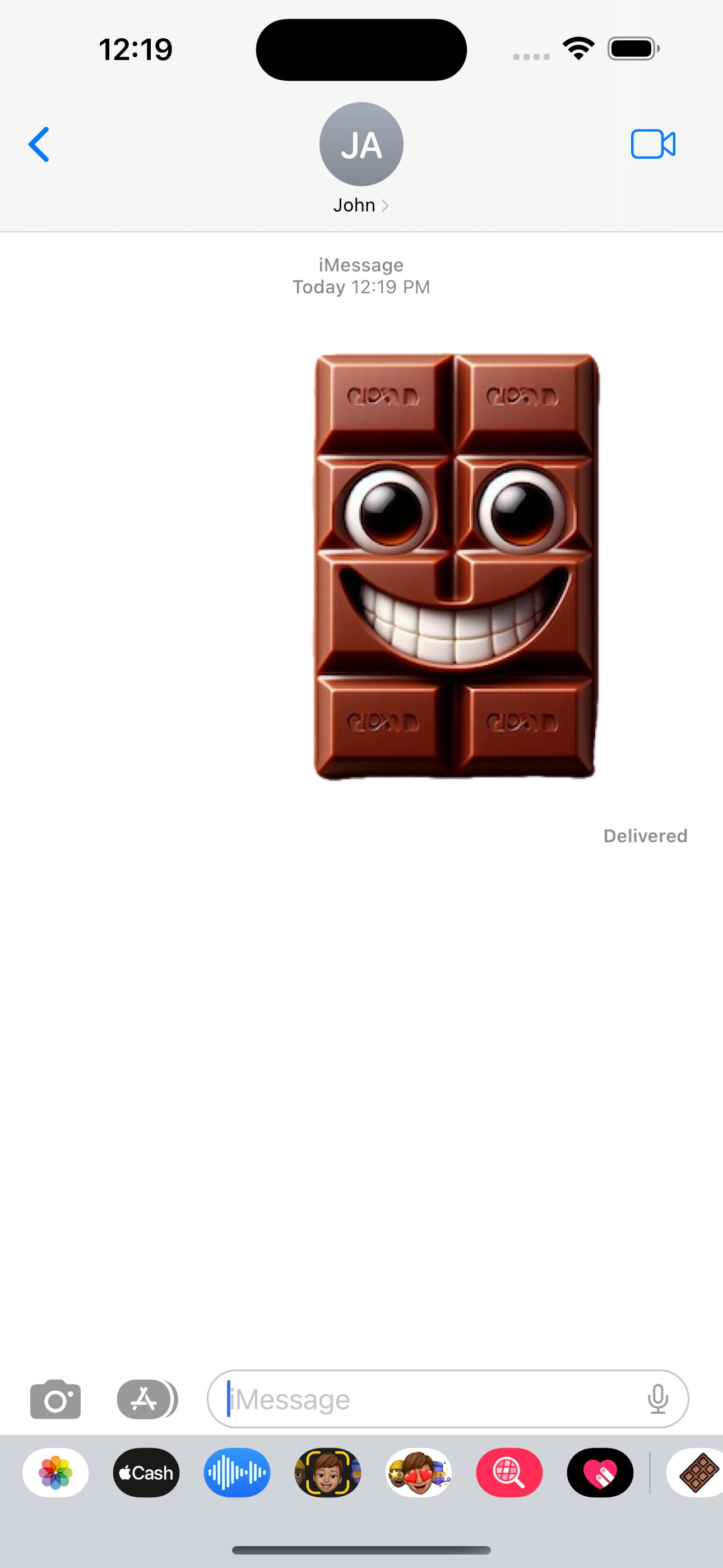 Chocolate Bar Stickers