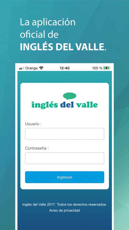 Inglés del Valle App