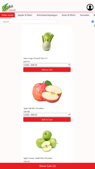 Jack Scalisi Mobile Ordering Screenshot