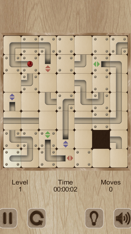 #6. Roll the labyrinth portal ball (iOS) 由: Ruslan Goncharenko