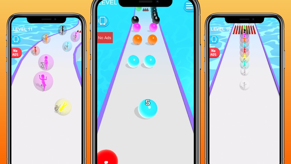 #1. Merge Ball Race (iOS) 由: APP CENTRAL LTD