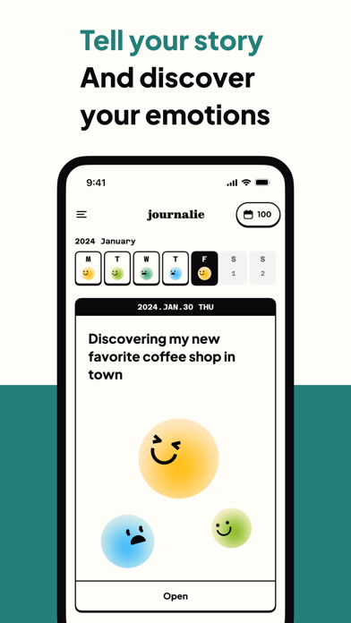 Journalie: AI Mood Journal Screenshot