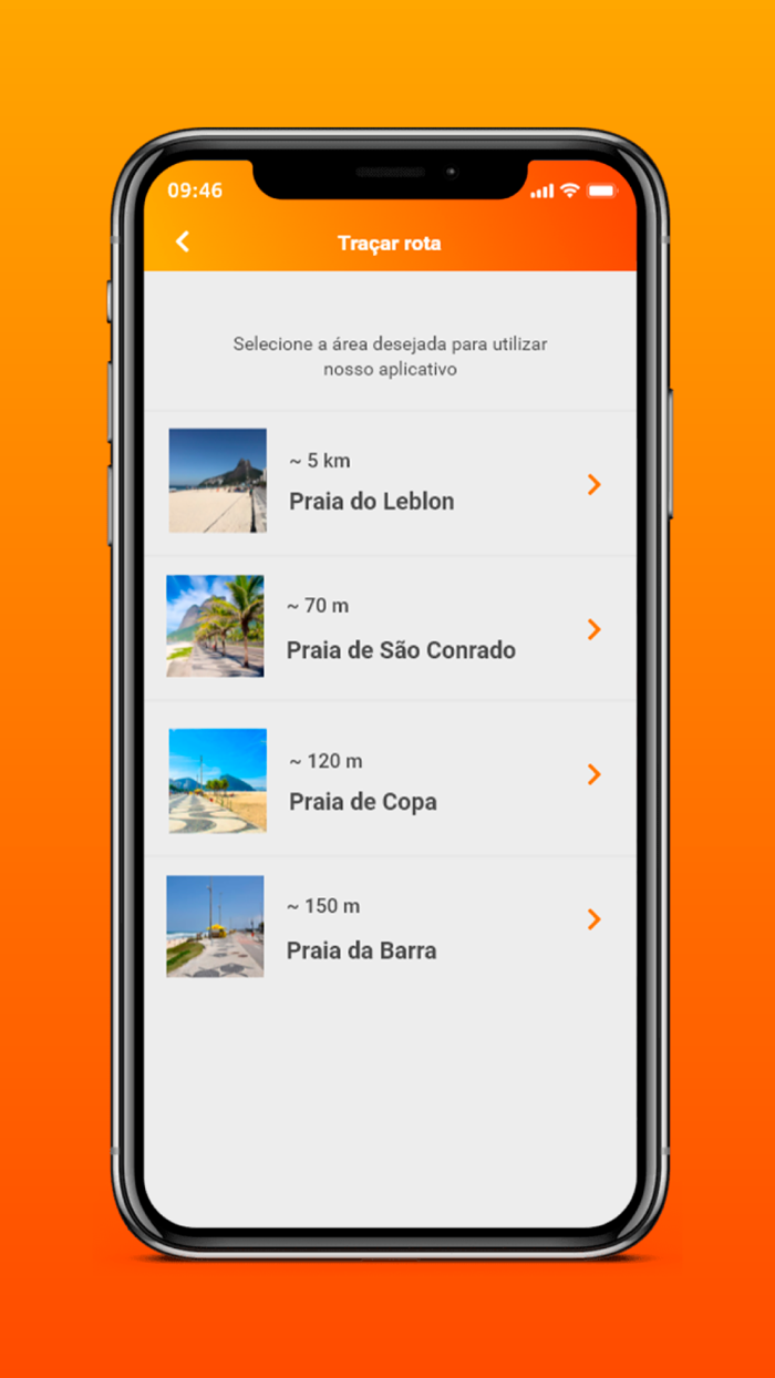 Pé na Areia App - Vendedor