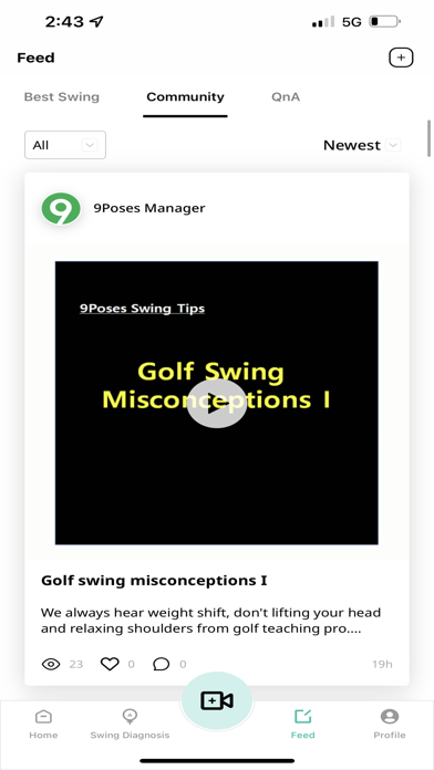 9Poses - AI Golf Analysis Screenshot