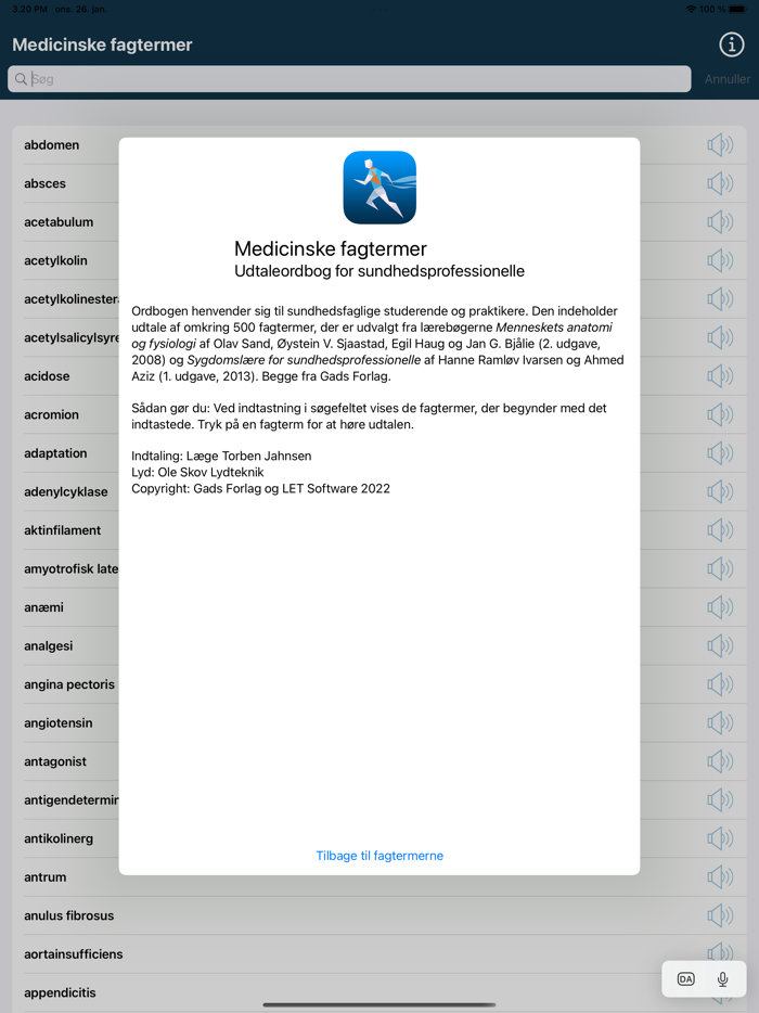 Medicinske fagtermer