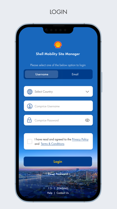 Shell Mobility Site Manager Screenshot