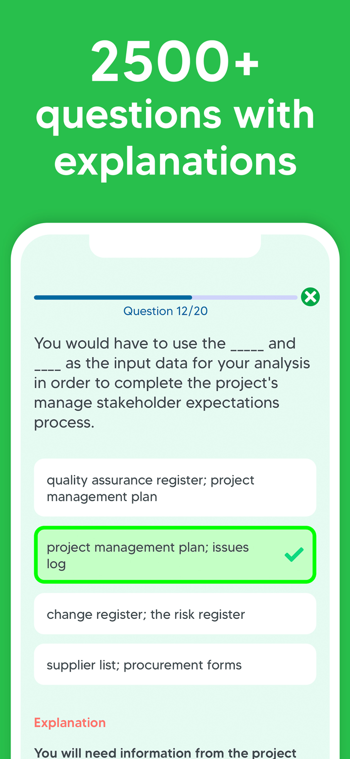PMI PMP Exam Prep Test 2023