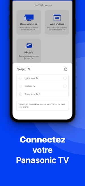 Screen Mirroring Panasonic TV dans l'App Store