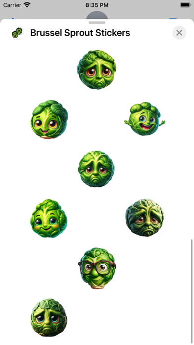 Screenshot #3 pour Brussel Sprout Stickers