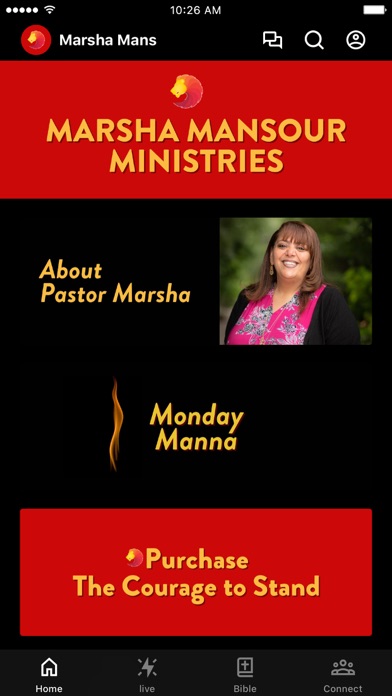 Marsha Mansour Ministries Screenshot