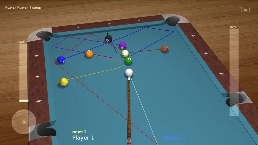 Pyramid Billiards screenshot 4