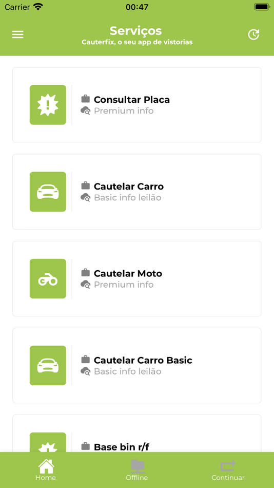 #3. Cauterfix Vistorias (iOS) 由: Joao Milone