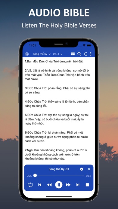 Vietnamese Holy Audio Bible Screenshot