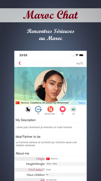 Maroc Dating Screenshot
