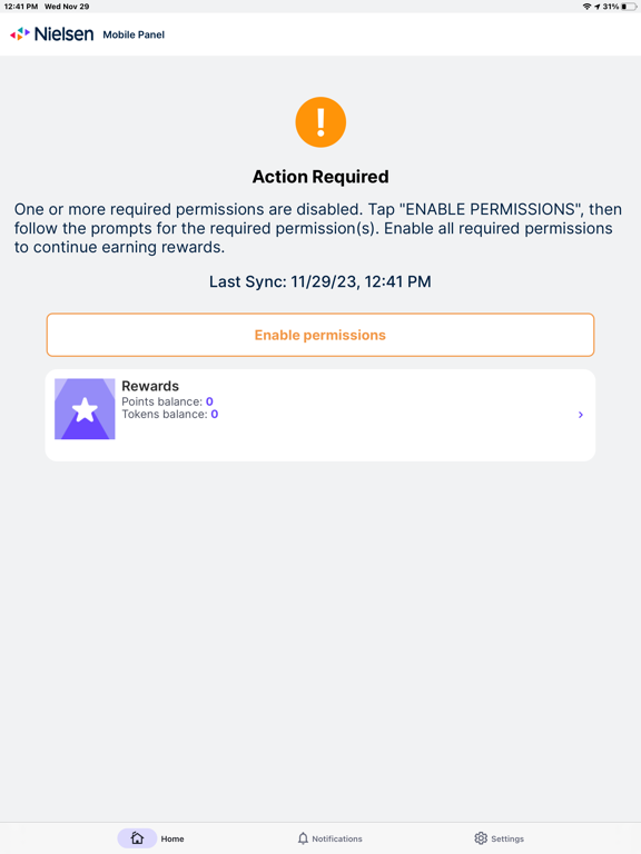 App screenshot