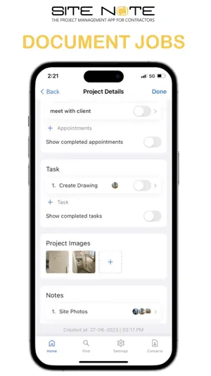 SiteNote: Project Notes screenshot 3