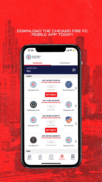Chicago Fire FC Screenshot