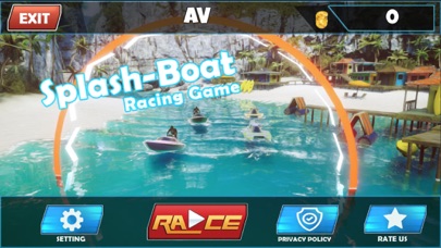 Splash Boat Racing Game Screenshot