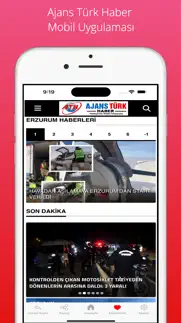 ajans türk haber iphone screenshot 1