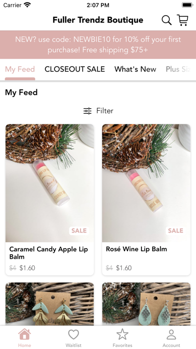 Fuller Trendz Boutique Screenshot