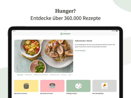 Chefkoch – Rezepte & Kochen iPad app afbeelding 1