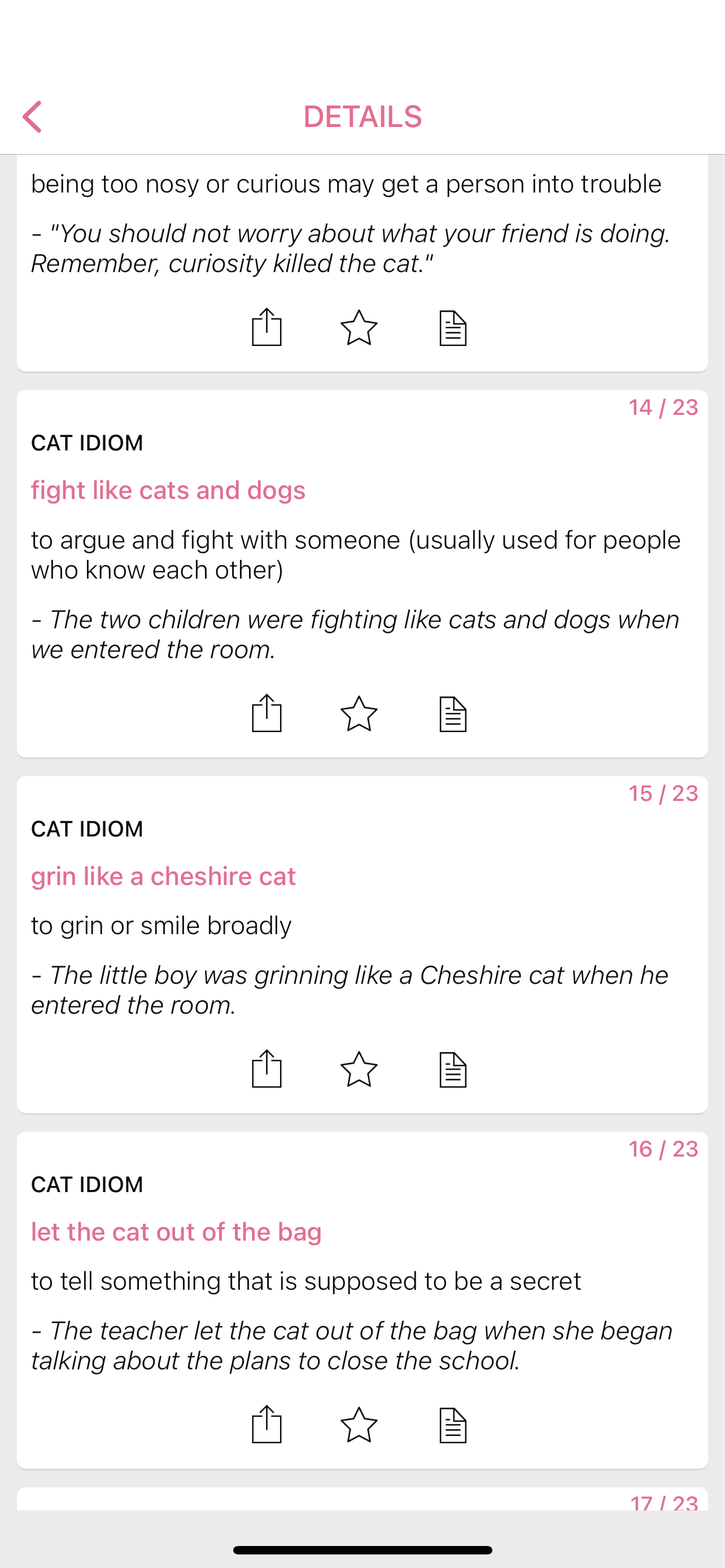 Food Animal idioms in English