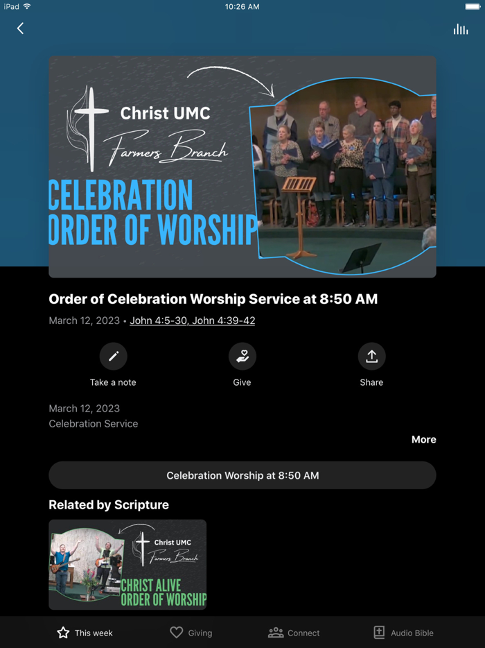 Christ UMC Farmers Branch