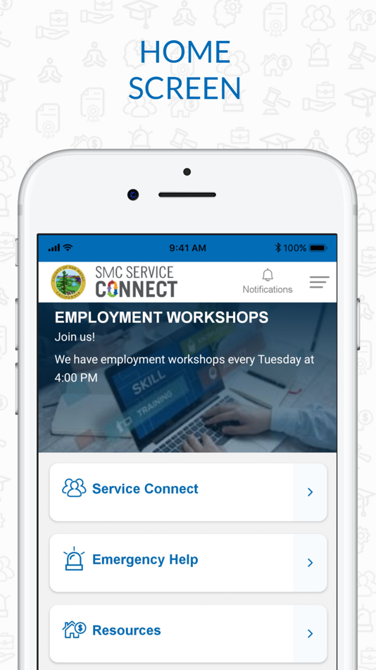 #1. SMC Service Connect (iOS) 由: County of San Mateo
