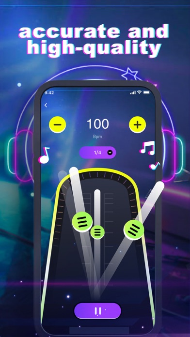 Screenshot #2 pour Pro Metronome - Beat & Tempo