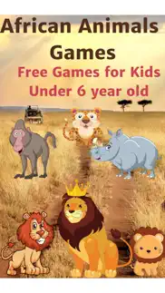 wildlife africa games for kids iphone screenshot 1