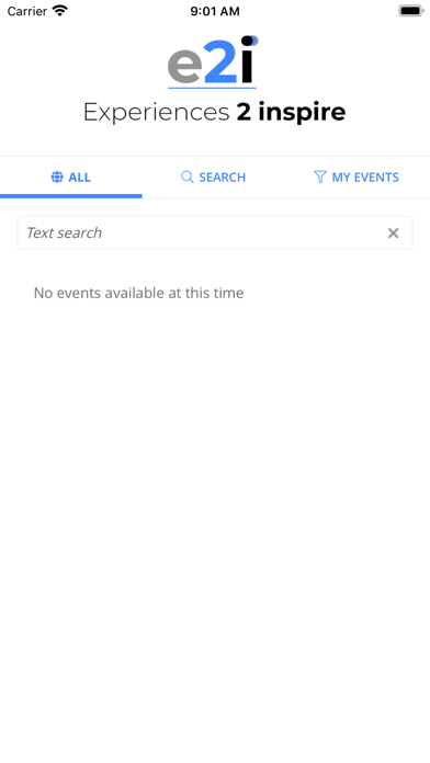 Experiences 2 inspire EventApp Screenshot