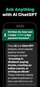 ChatAI: Ask Me Anything screenshot #3 for iPhone