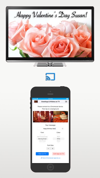 Screenshot #1 pour Valentine's Day for Chromecast