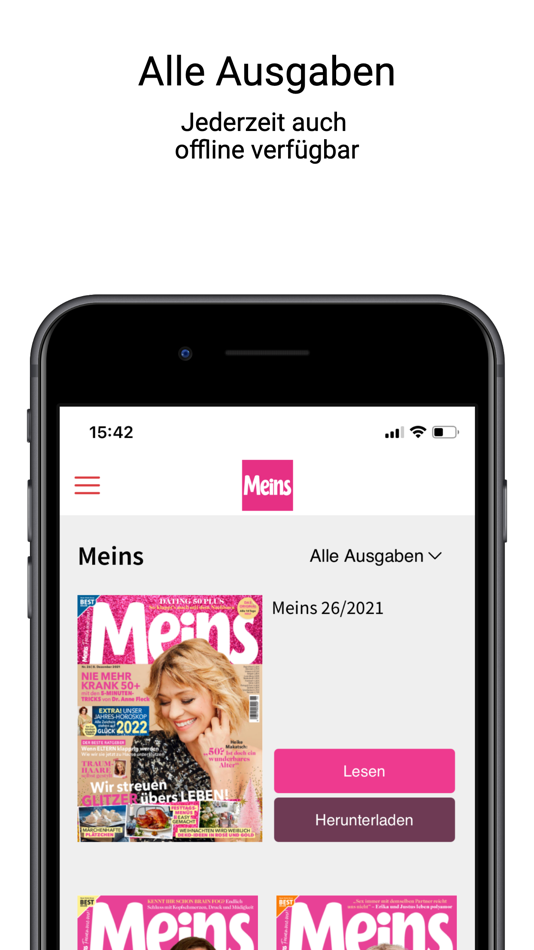 #2. Meins ePaper (iOS) 由: Bauer Vertriebs KG