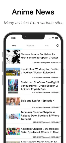 Game screenshot Otaku News :Anime Manga Comics mod apk