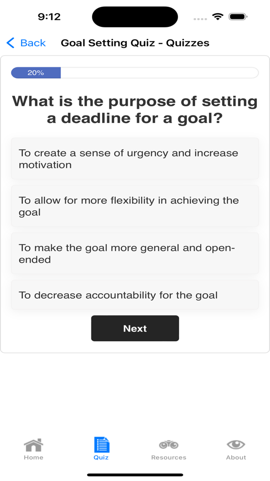 #4. Goal Setting App (iOS) 由: etsinfotech.com
